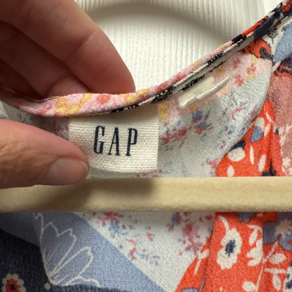 Gap Multicolor Patchwork Maxi Dress - image 4